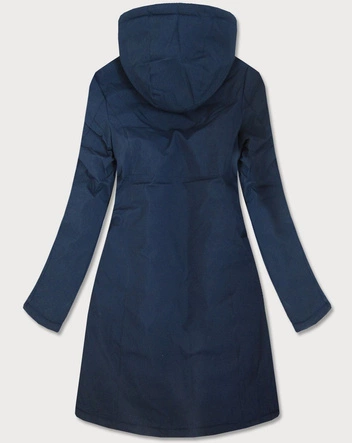 Dwustronna kurtka przejściowa granatowo-amarantowa (7700)