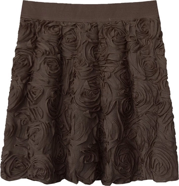 KRÓTKA SPÓDNICA W RÓŻE BRĄZOWA (2229)