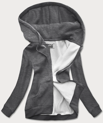 Bluza damska sportowa ciemna szara (W03-5)
