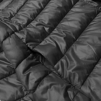 Krótka kurtka damska z dzianinowymi ściągaczami grafitowa (P22/P3-6636/P3-6023-27)