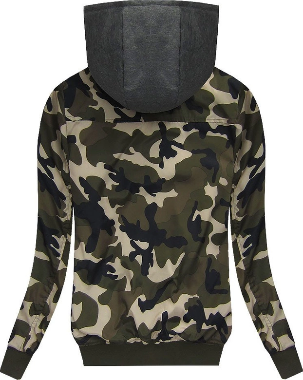 DWUSTRONNA KURTKA BOMBER KHAKI (M530)