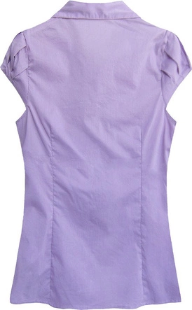 KOSZULA Z KRÓTKIM RĘKAWEM JASNOFIOLETOWA (X1050X)