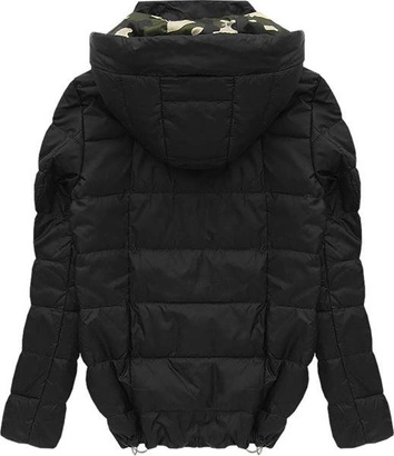 KURTKA LEKKA BOMBKA CZARNA (W323)