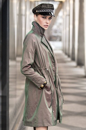 Cienki płaszcz damski kameleon (AG5-011)