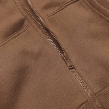 Bluza damska sportowa jasny brąz (W03-157)