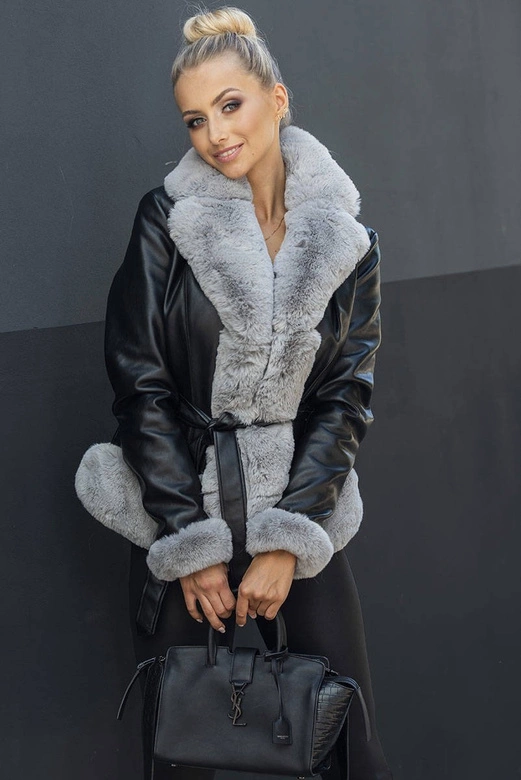 RAMONESKA Z FUTERKIEM CZARNO-SZARA (1905)