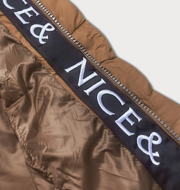 Przejściowa kurtka damska puchowa brązowa (2M-001)