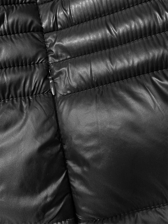 Przejściowa kurtka damska pikowana czarna (2M-052)