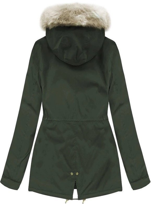 DAMSKA KURTKA ZIMOWA TYPU PARKA ARMY (B2648)