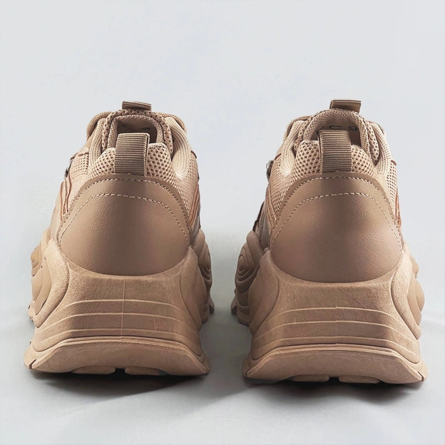 DAMSKIE ADIDASY NA PLATFORMIE BEŻOWE (PC93)