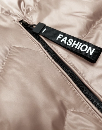 Bezrękawnik damski z odpinanym kapturem S'West jasny beż (B8231-51)