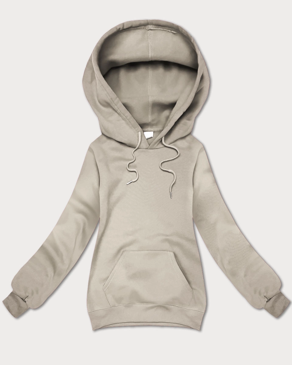 Luźna bluza kangurka z kapturem S'West beżowa (B-11#)