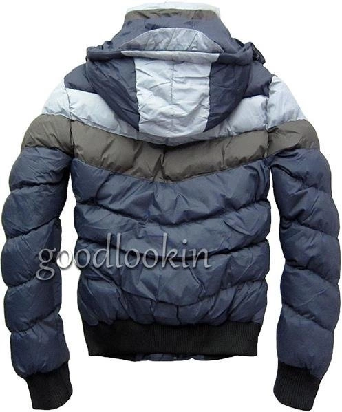 GRANATOWA KURTKA ZIMOWA GO START (7832)