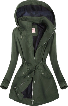 KURTKA TYPU PARKA KHAKI (XW02XBIG)