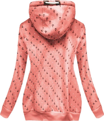 CIEPŁA BLUZA Z KAPTUREM ŁOSOSIOWA (1914)