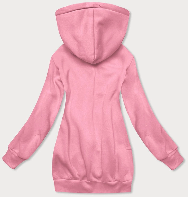 Damska bluza kangurka jasnoróżowa (YS10003-20)