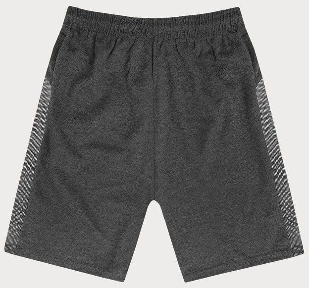 Krótkie spodenki męskie ciemne szare (8K923-5)