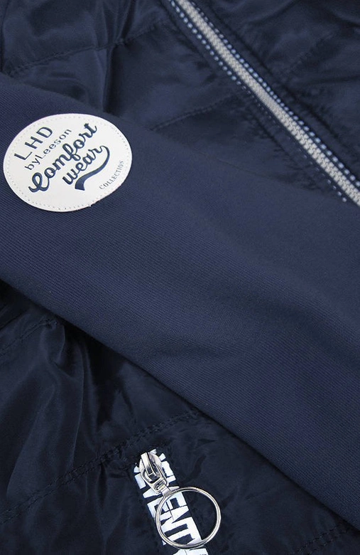 KOMPLET DRESOWY DAMSKI GRANATOWY (AMG683A)