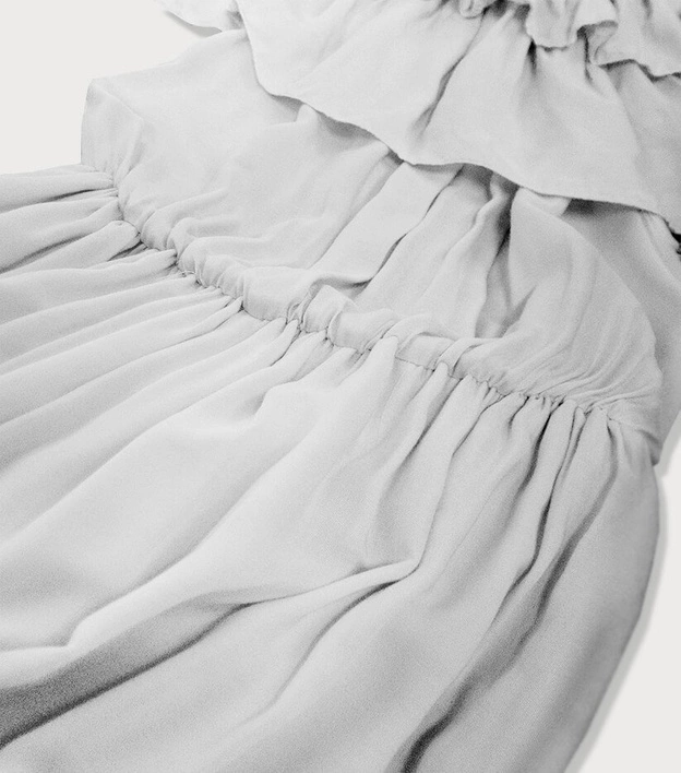 SUKIENKA HISZPANKA MAXI SZARA (344ART)