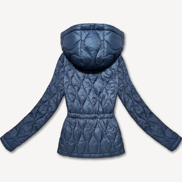 Lekka kurtka damska z kapturem Minority niebieska (B25-510-30)