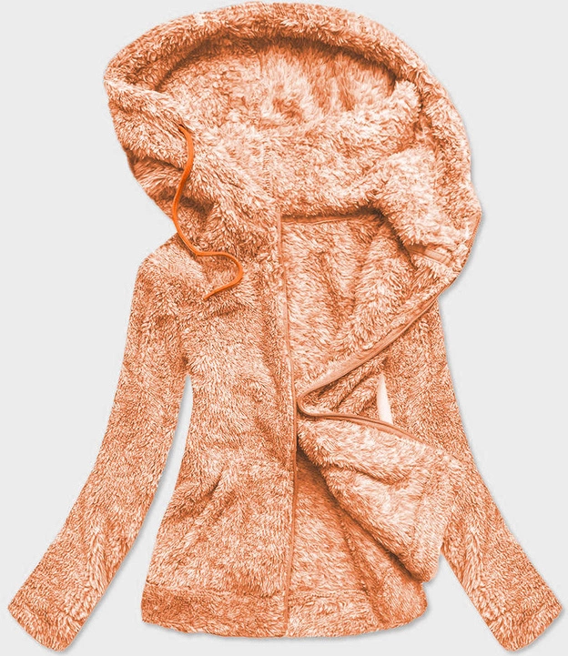 Pluszowa bluza melanż pomarańczowy (HH010-48)