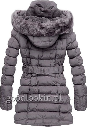 KURTKA ZIMOWA GO-START BRUDNY FIOLET (501BS-2)