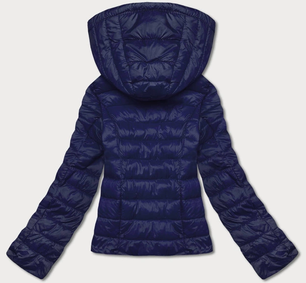 Przejściowa pikowana kurtka damska ciemny granat (23M9001-221)