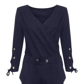 DŁUGI KOMBINEZON KOPERTOWY GRANATOWY (K01)