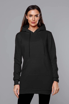 Damska bluza kangurka czarna (YS10003-3)