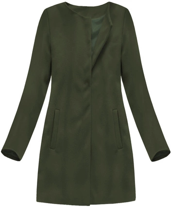 MINIMALISTYCZNY PŁASZCZ KHAKI (172/1ART)