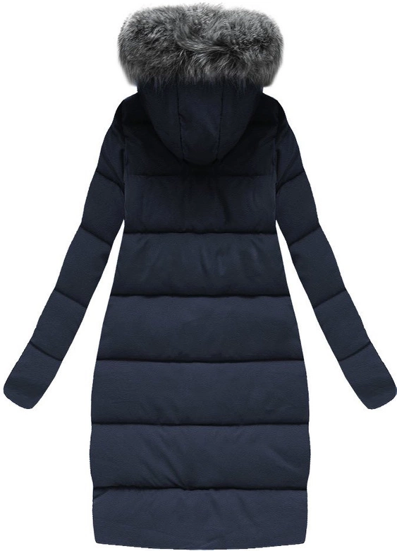 KURTKA ZIMOWA OVERSIZE GRANATOWA (718)