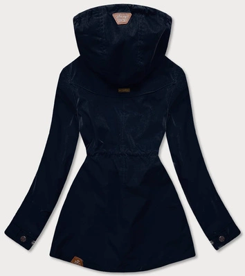 DAMSKA KURTKA PARKA/PIKOWANA DWUSTRONNA GRANATOWA (CAN-621)