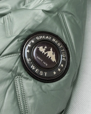 Damska kurtka na futerku S'West khaki (B8389-11011)