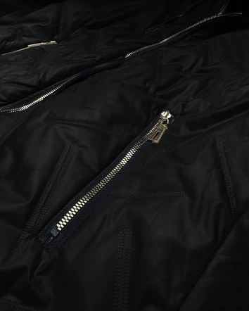 Lekka kurtka damska z odpinanym kapturem S'West czarna (B8371-1)