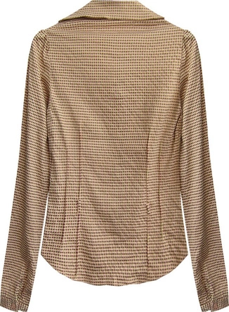 KOSZULA Z DŁUGIM RĘKAWEM ŁOSOSIOWA (X1008X)