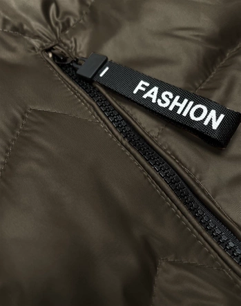 Bezrękawnik damski z odpinanym kapturem S'West khaki (B8231-11)