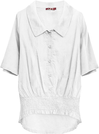 ASYMETRYCZNA KOSZULA BIAŁA (1164)