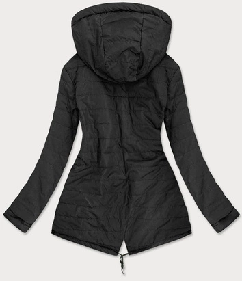 DWUSTRONNA KURTKA DAMSKA KHAKI-CZARNA (W505)