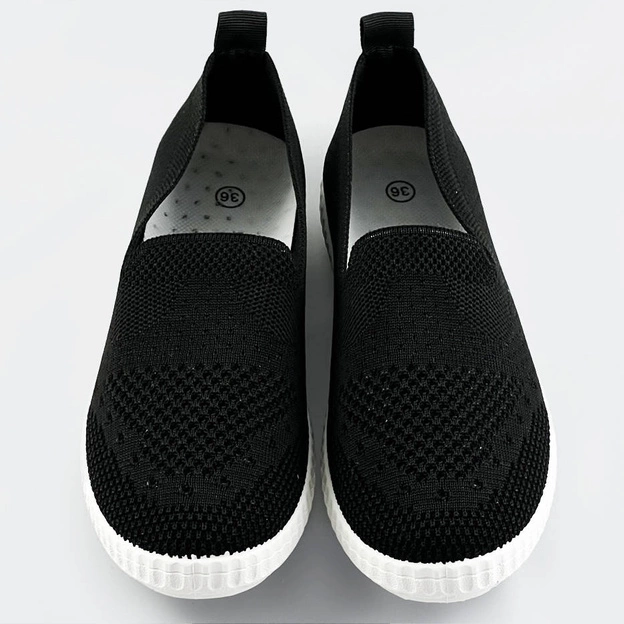 Ażurowe tenisówki czarne (xa105)