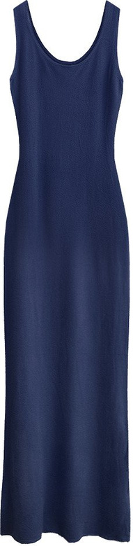 SUKIENKA MAXI GRANATOWA (1548/1)