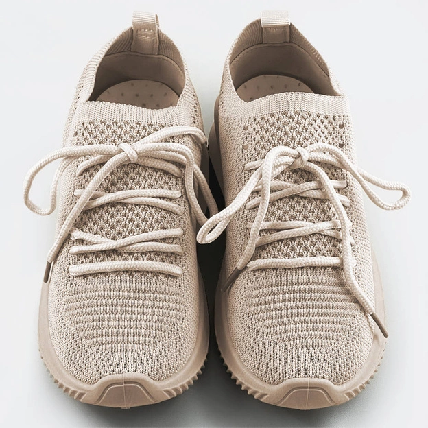 LEKKIE BUTY SPORTOWE DAMSKIE BEŻOWE (XA052)