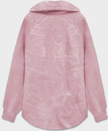 Krótka narzutka alpaka blady róż (CJ65)