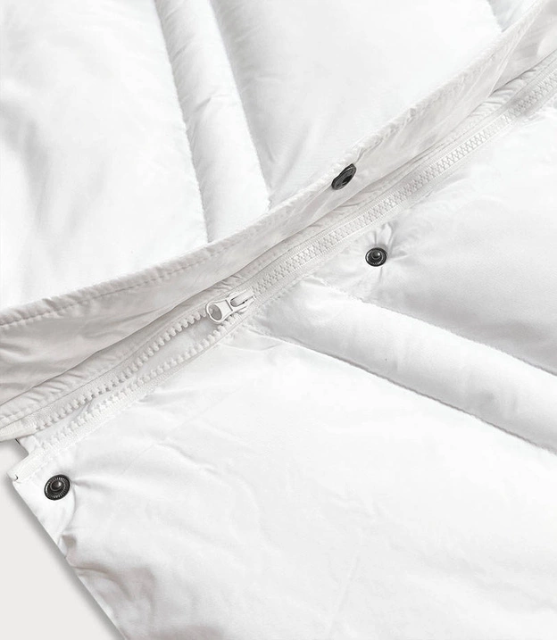 PIKOWANA KURTKA ZIMOWA BIAŁA (5M731-281)