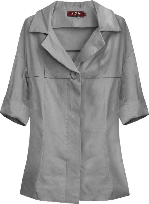 ŻAKIET Z RĘKAWEM 3/4 SZARY (319/1ART)