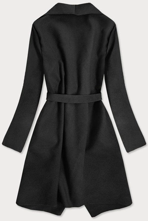 MINIMALISTYCZNY PŁASZCZ CZARNY (678ART)