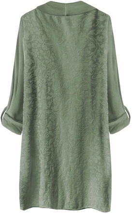 NARZUTKA Z TŁOCZONYMI KWIATAMI KHAKI (253ART)