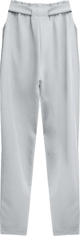 SPODNIE CHINOS Z PASKIEM SZARE (295ART)