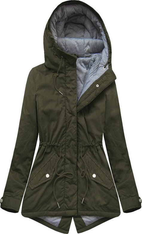 KURTKA TYPU PARKA KHAKI (B2664/1)