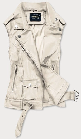 RAMONESKA - KAMIZELKA EKOSKÓRA ECRU (FL202050)