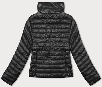Pikowana kurtka damska ze stójką J Style czarna (16M9130-392)